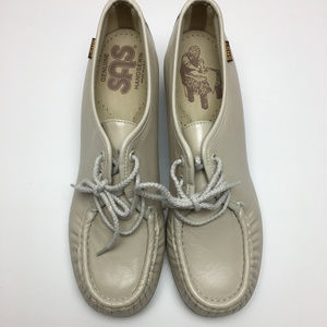 SAS Womens Shoes White 7.5 M Made in USA
